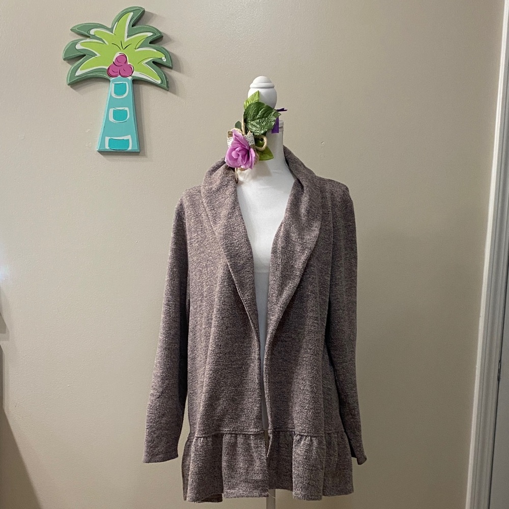 Massini Cozy Fleece-Like Cardigan